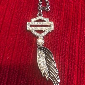 Bling Harley Davidson Necklace